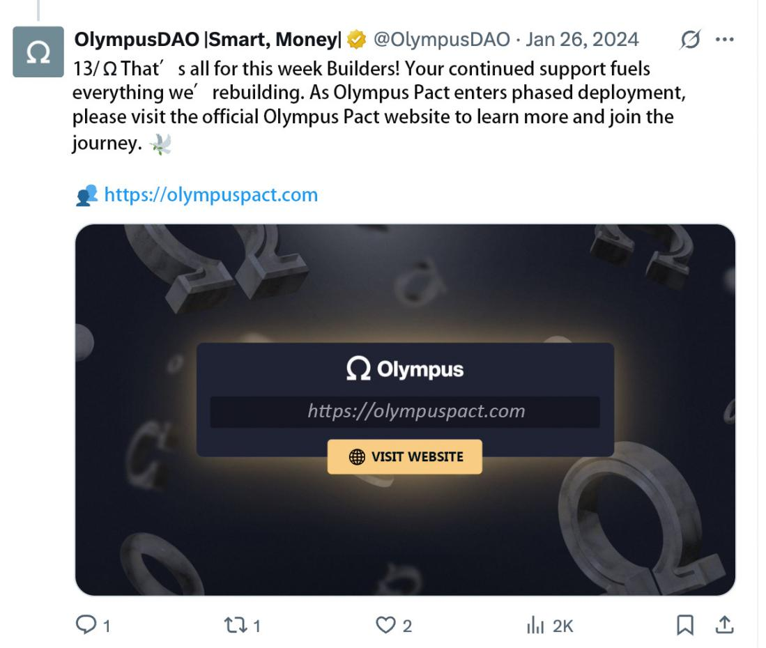 The Original OlympusDAO Core Team’s New System After Three Years of Refinement Is Advancing Toward a New Era of On-Chain Financial Order